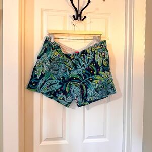 Lilly Pulitzer Jayne Knit Short 7" inseam size 14 GUC